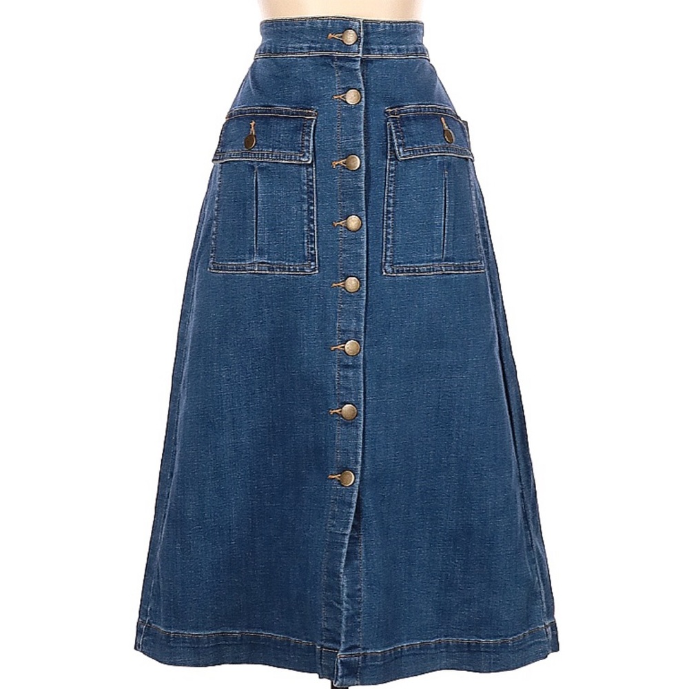 Denim skirts